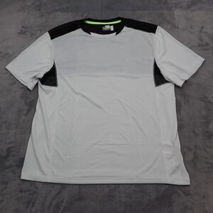 Fourcast Shirt Mens L White Mesh Activewear Short Sleeve Lightweight Tee
